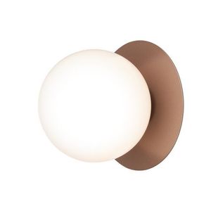 Nuura Liila 1 Outdoor Wandlamp - Brons - Opaal