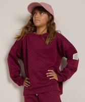 glitter trui mouwlabel