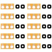 10 stuks Back Camera lenscover met Sticker voor Galaxy J2 Pro (2018)