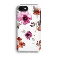 Geschilderde bloemen: iPhone 8 Tough Case