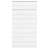 VidaXL Zebra rolgordijn 90x150 cm stofbreedte 85,9 cm polyester wit