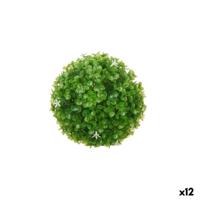 Decoratieve plant Ibergarden Plastic Blommor Lakens Klot 17 x 17 x 17 cm (12 Stuks)