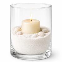 Rayher decoratie zand - 650ml - creme wit - hobby zandkorrels - sierzand