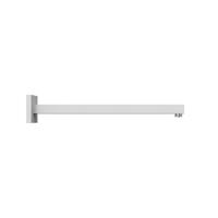Douchearm Tres Exclusive | 40 cm | Wandmontage | Messing | Vierkant | Wit mat