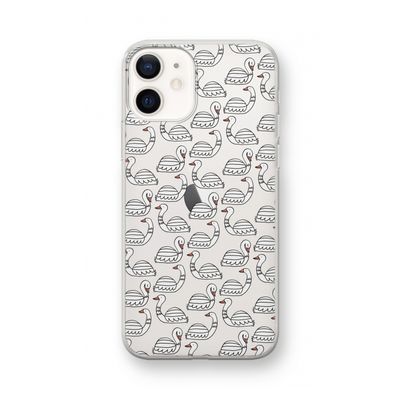 Zwanen: iPhone 12 mini Transparant Hoesje