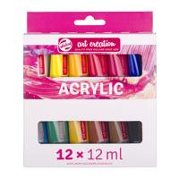 Acrylverf tac 12ml set 12 kleuren