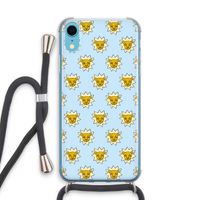 Leeuwenkoppen: iPhone XR Transparant Hoesje met koord