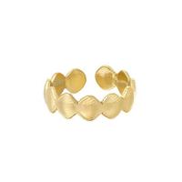 Ring met Schelpjes goudkleurig