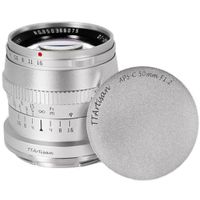TTArtisan APS-C 50mm f1.2 Fuji X mount Silver
