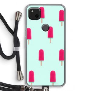 Waterijsje: Pixel 4a Transparant Hoesje met koord