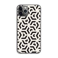 Crazy pattern: iPhone 11 Pro Max Transparant Hoesje