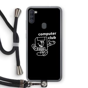 Floppyhead: Samsung Galaxy A11 Transparant Hoesje met koord