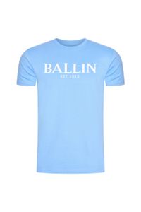 Heren T-shirt Sky Blue - Ballin Est 2013