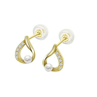 Oorbellen Dames Lotus HIN00391 Gouden