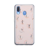 Dancing #3: Samsung Galaxy A40 Transparant Hoesje