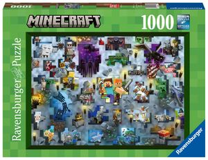 Ravensburger puzzel 1000 stukjes minecraft mobs
