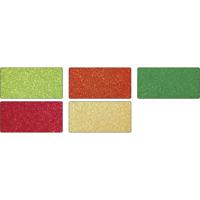 Glitterkarton folia 50x70cm 300gr 5vel orient ass