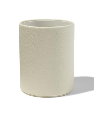 051 Pennenbakje ⌀8.3x10.5cm Imitatieleer (beige)