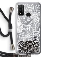 Vexx Mixtape #2: Huawei P Smart (2020) Transparant Hoesje met koord
