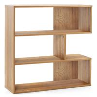 Concaaf Boekenrek met Kantelbeveiliging 3 Niveaus Staande Kast Hout Roomdivider Rek Natuur Concaaf Boekenrek met Kantelbeveiliging 3 Niveaus Staande Kast Hout Roomdivider Rek Natuur