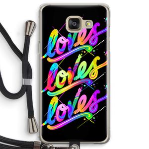 Loves: Samsung Galaxy A5 (2016) Transparant Hoesje met koord