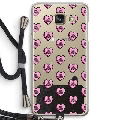 GIRL POWER: Samsung Galaxy A5 (2016) Transparant Hoesje met koord