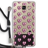 GIRL POWER: Samsung Galaxy A5 (2016) Transparant Hoesje met koord