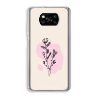 Roses are red: Xiaomi Poco X3 NFC Transparant Hoesje Roses are red: Xiaomi Poco X3 NFC Transparant Hoesje