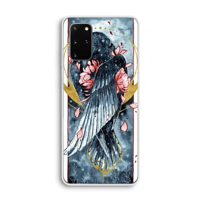 Golden Raven: Samsung Galaxy S20 Plus Transparant Hoesje