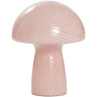 Leen Bakker - Tafellamp Fae - - E14 - 23xØ18 Cm - Glas - Roze