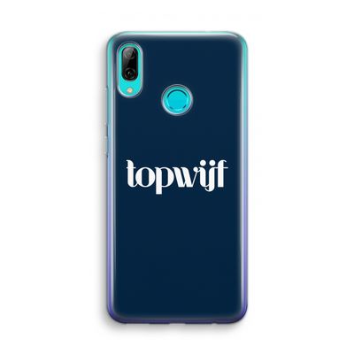 Topwijf Navy: Huawei P Smart (2019) Transparant Hoesje Topwijf Navy: Huawei P Smart (2019) Transparant Hoesje