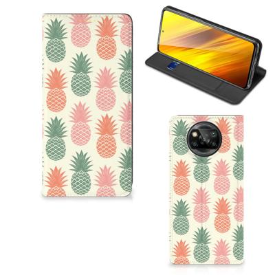 Xiaomi Poco X3 Pro | Poco X3 | Flip Style Cover | Ananas