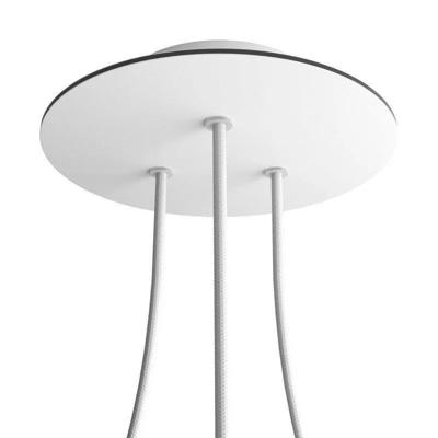 Ronde plafondkap wit minimalistisch 200mm 3 uit