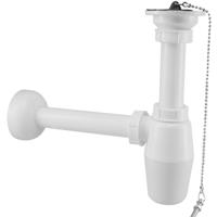 Riko Plugbekersifon PVC Wit - 5/4 inch x 32 mm - Badkamer en Keuken