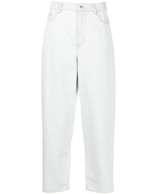 Kenzo jean droit à logo brodé - Bleu