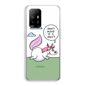 Unicorn: Oppo A94 5G Transparant Hoesje