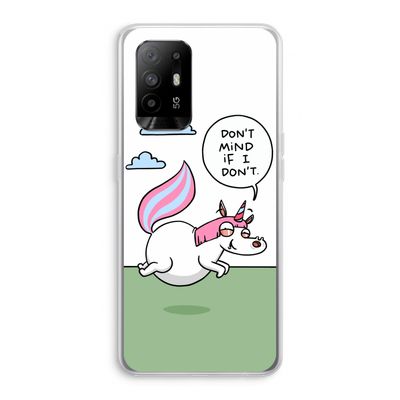 Unicorn: Oppo A94 5G Transparant Hoesje