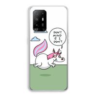 Unicorn: Oppo A94 5G Transparant Hoesje