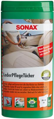 SONAX Leather care cloth box
