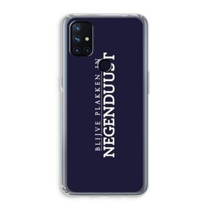Blijve plakken in Negenduust: OnePlus Nord N10 5G Transparant Hoesje