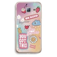 Positivity: Samsung Galaxy J3 (2016) Transparant Hoesje