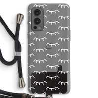 Wimpers: OnePlus Nord 2 5G Transparant Hoesje met koord