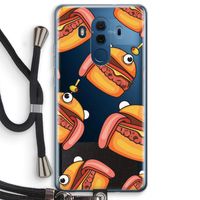 Hamburger: Huawei Mate 10 Pro Transparant Hoesje met koord