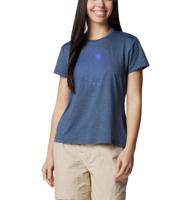 Columbia Sloan Ridge™ Graphic SS T-Shirt Dames Collegiate Navy M