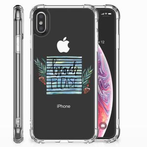 Apple iPhone X | Xs Stevig Bumper Hoesje Boho Beach