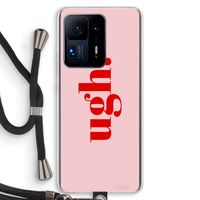 Ugh: Xiaomi Mi Mix 4 Transparant Hoesje met koord Ugh: Xiaomi Mi Mix 4 Transparant Hoesje met koord