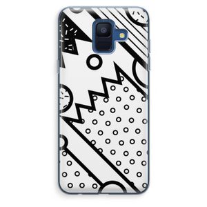 Pop Art #4: Samsung Galaxy A6 (2018) Transparant Hoesje