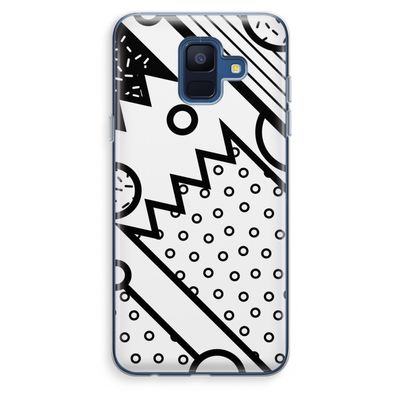 Pop Art #4: Samsung Galaxy A6 (2018) Transparant Hoesje