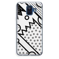 Pop Art #4: Samsung Galaxy A6 (2018) Transparant Hoesje