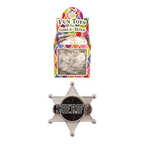 Uitdeelcadeautjes - Sheriff Badge in Traktatiebox (84 Stuks)